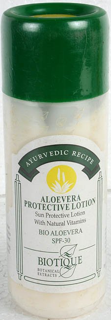 Aloevera Protective Lotion Sun Protective Lotion with Natural Vitamins Bio Aloevera SPF-30 - book cover