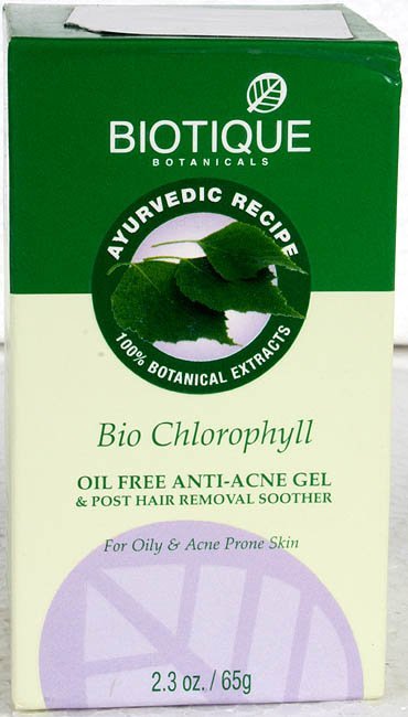 Bio Chlorophyll - Oil Free Anti - Acne Gel & Post Hair Removal Soother - book cover