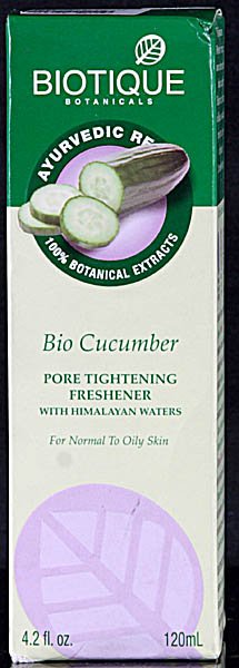 Bio Cucumber Pore Tightening Freshener with Himalayan Waters For Normal To Oily Skin (100% Botanical Extracts) - book cover