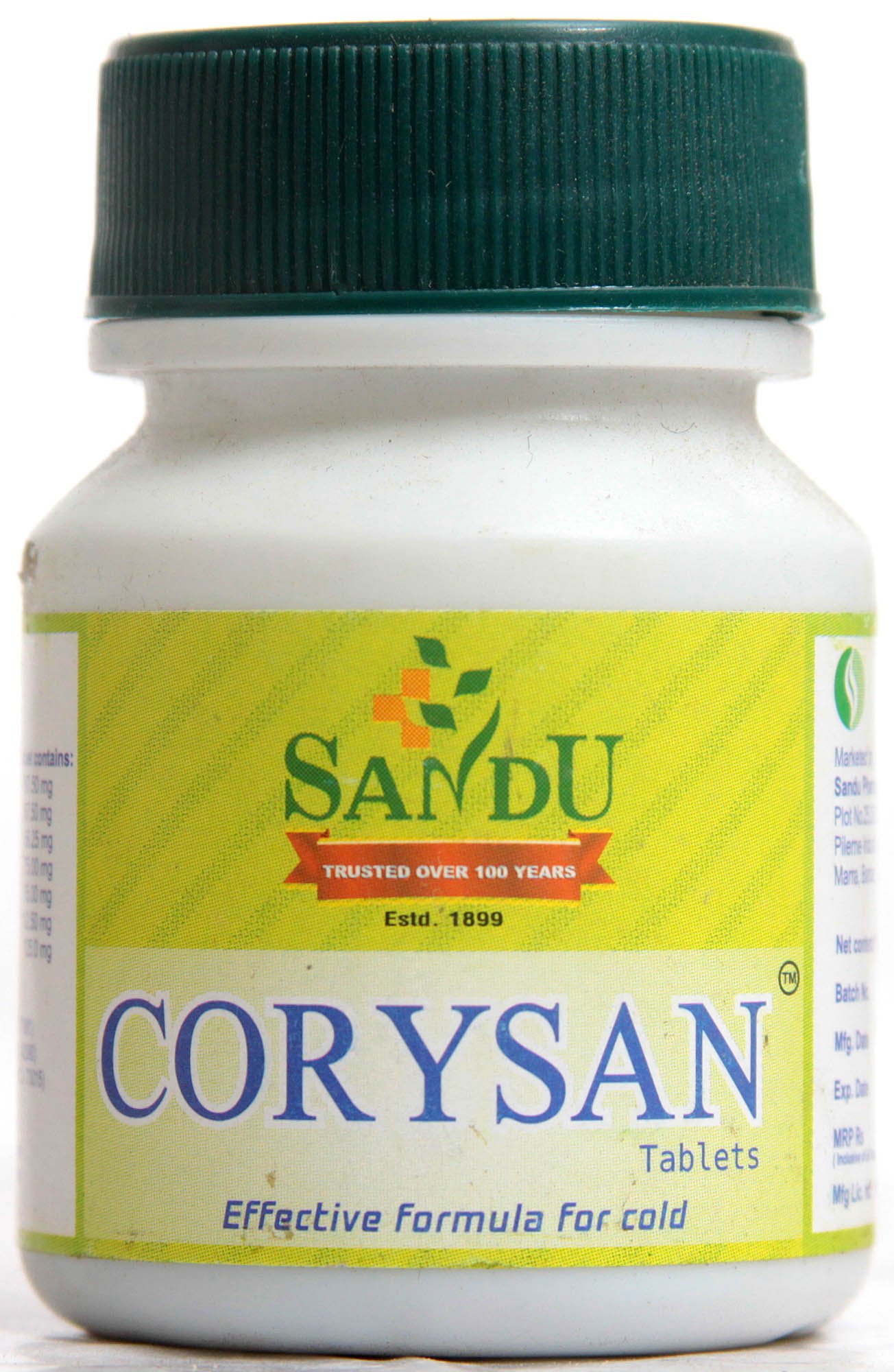 Corysan Tablets - book cover