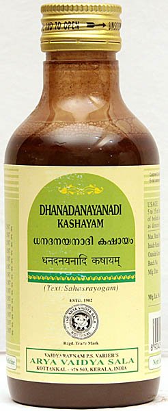 Dhanadanayanadi Kashayam - book cover