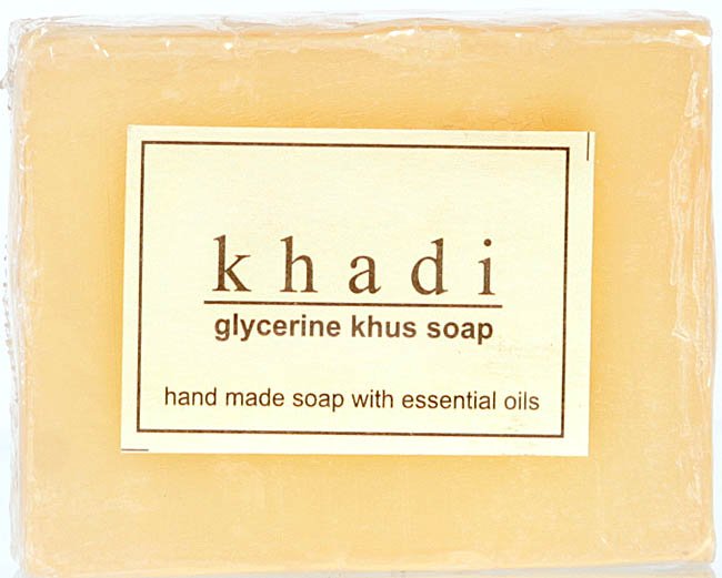 Khadi Glycerine Khus Soap (Hand Made Soap With Essential Oils) (Price Per Pair) - book cover