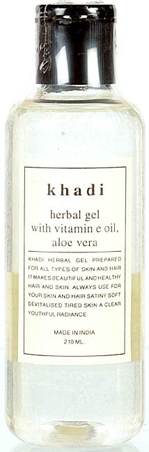 Khadi Herbal Gel with Vitamin E Oil, Aloe Vera - book cover