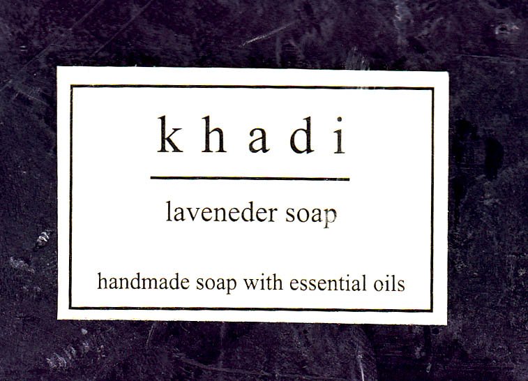 Khadi Laveneder Soap - book cover