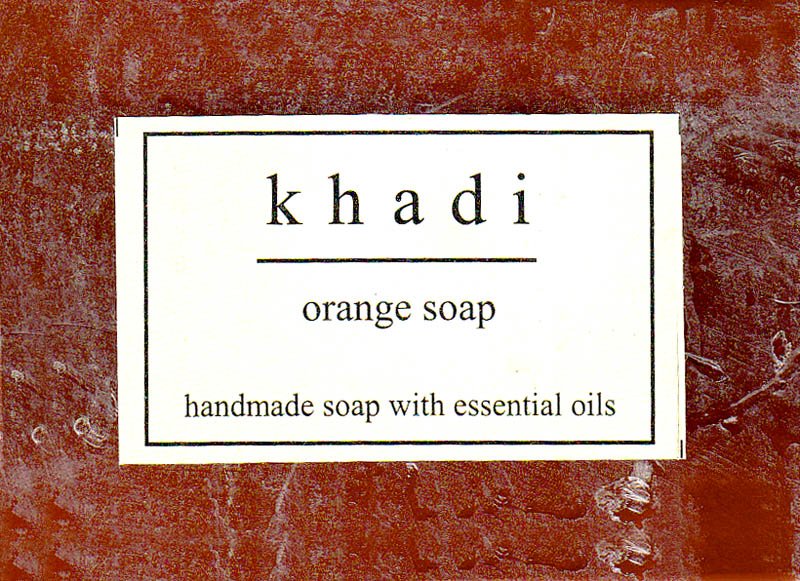 Khadi Orange Soap - book cover