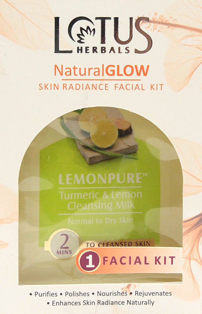 Lotus Herbals Natural Glow Skin Radiance Facial Kit - book cover