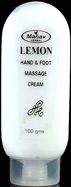 Manav Herbal Lemon Hand & Foot Massage Cream - book cover