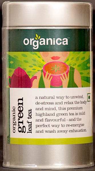 Organic Green Leaf Tea - book cover