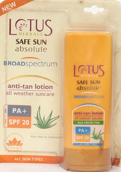 Safe Sun Absolute Anti-tan Lotion All Weather Suncare Mild Protection - book cover