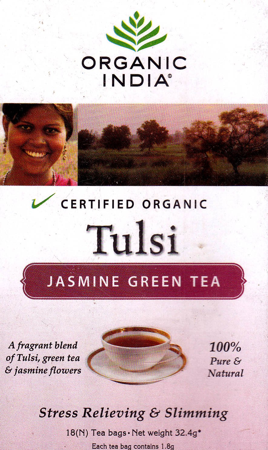 Tulsi Jasmine Green Tea - book cover