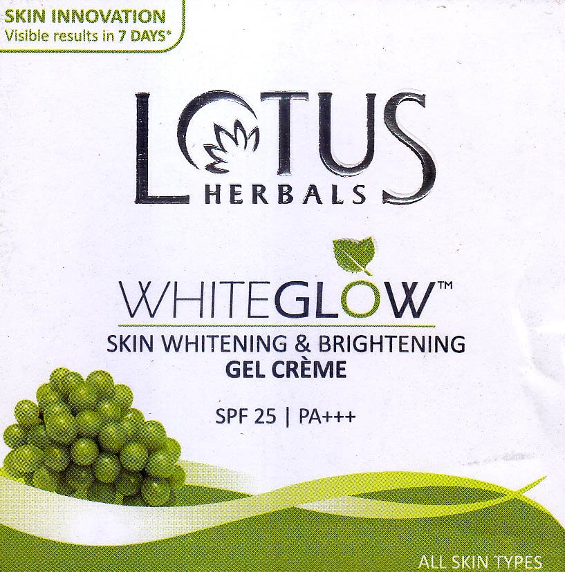 White Glow Skin Whitening & Brightening Gel Crème: SPF 25| PA+++ - book cover
