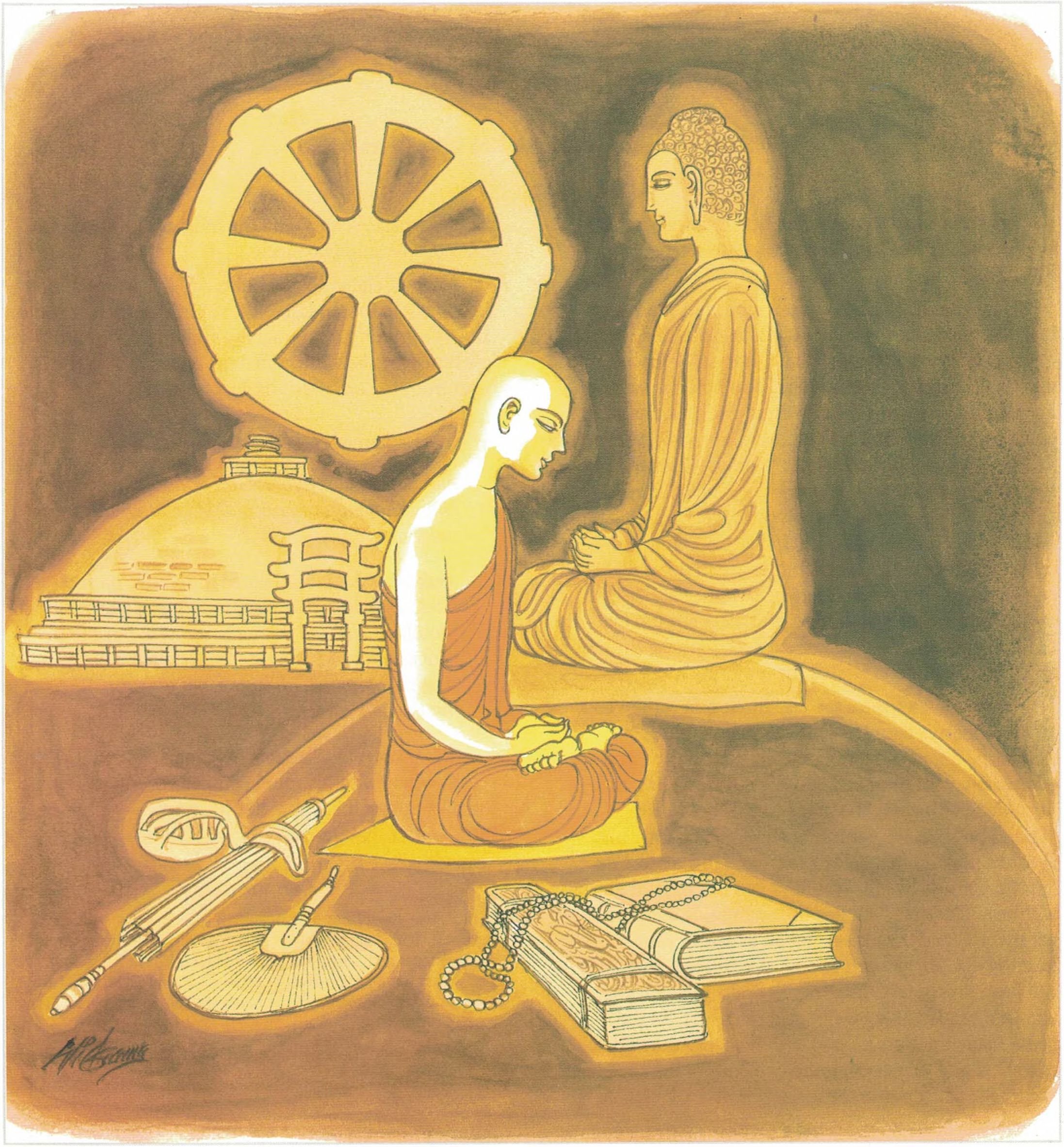 The Monk Abides In Dhamma‌‌
