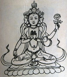 Figure 47: Maitreya [The Indian Buddhist Iconography]