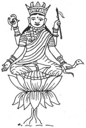 Yakshini 4: Kalika or Vajra- Shrimkhala [Jain Remains of Ancient Bengal]